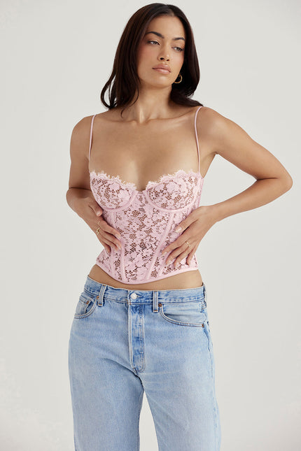 Monaco Lace Corset Top