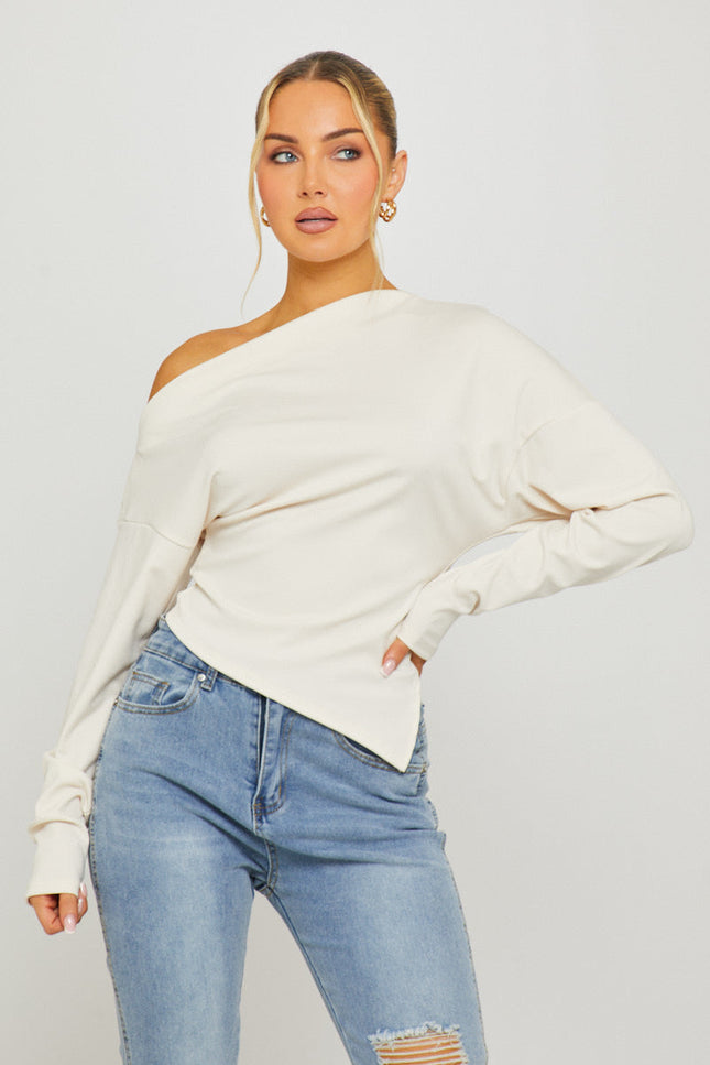 Como One Shoulder Top