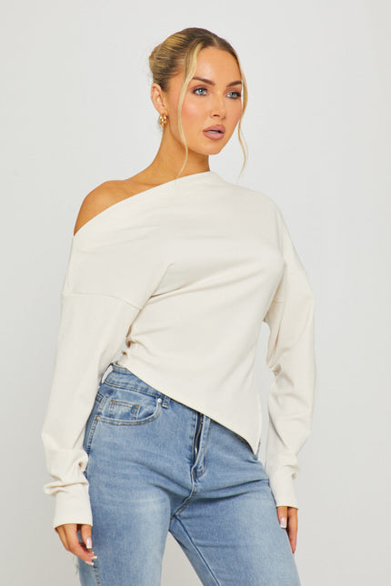 Como One Shoulder Top