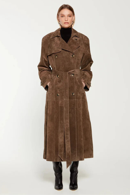 Isolde Suede Coat