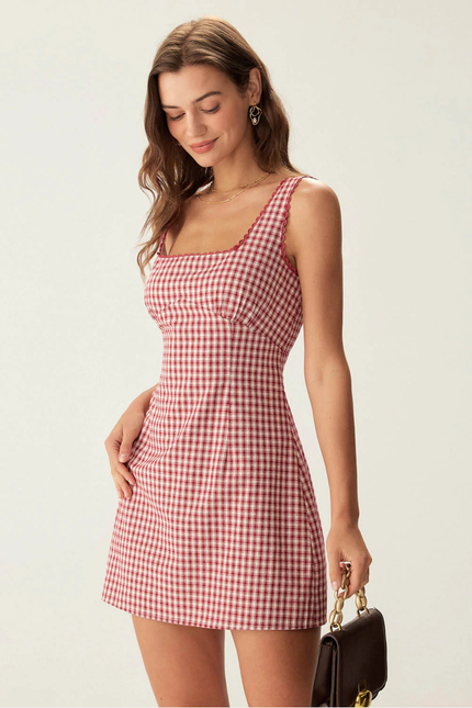 Capri Gingham Mini Dress