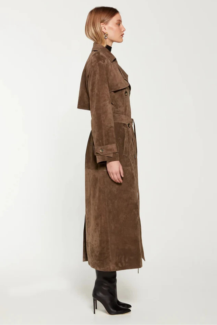 Isolde Suede Coat