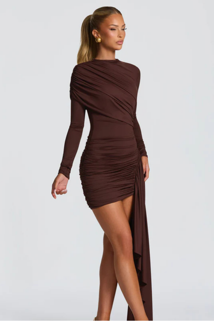 Marigold Sculpted Mini Dress