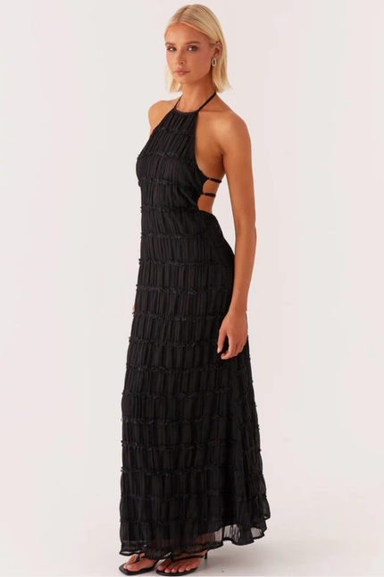 Trieste Halter Maxi Dress