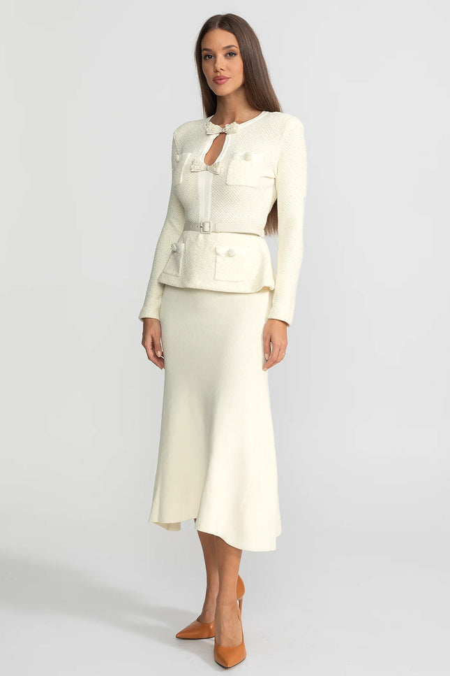 Torino Tweed Midi Dress