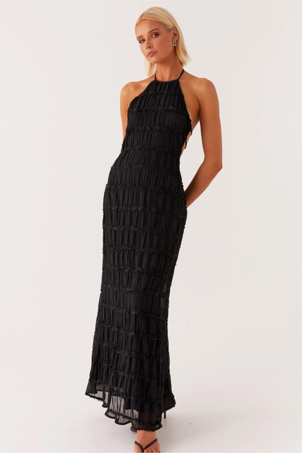 Trieste Halter Maxi Dress