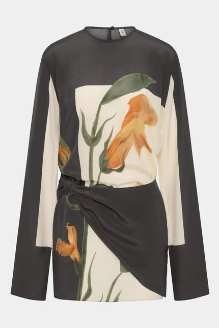 Florence Floral Cocktail Mini Dress