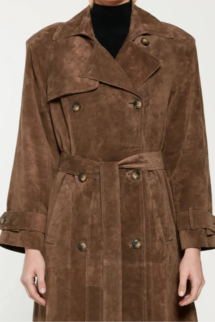 Isolde Suede Coat