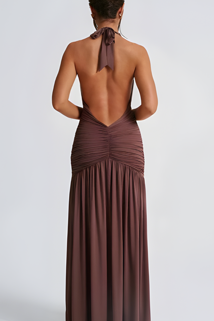 Veloura Twilight Plunge Maxi Dress