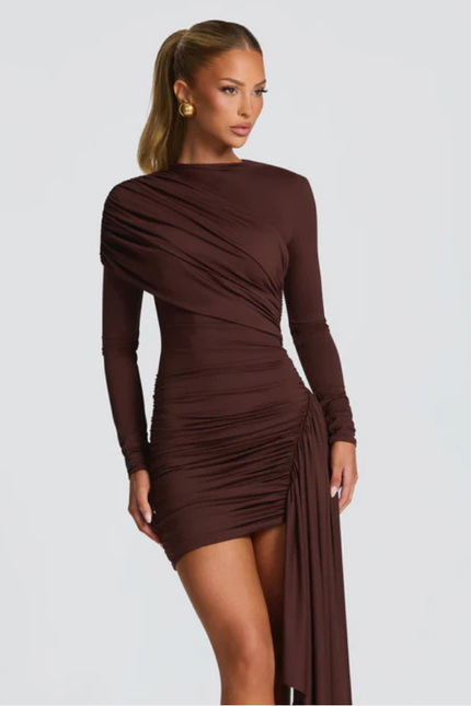 Marigold Sculpted Mini Dress