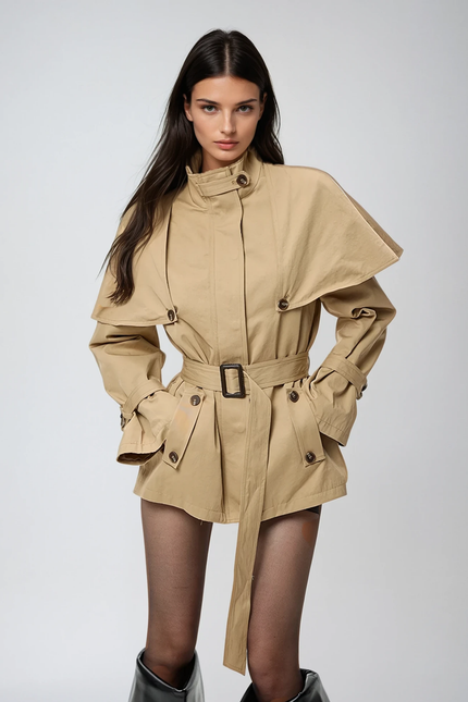 Marvina Shawl Trench Coat