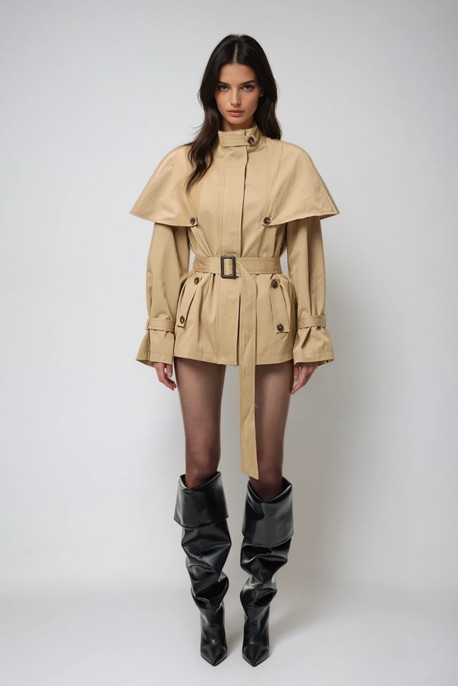 Marvina Shawl Trench Coat