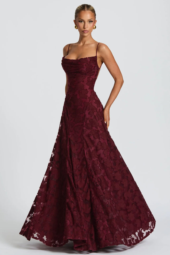 Diana Jacquard Gown