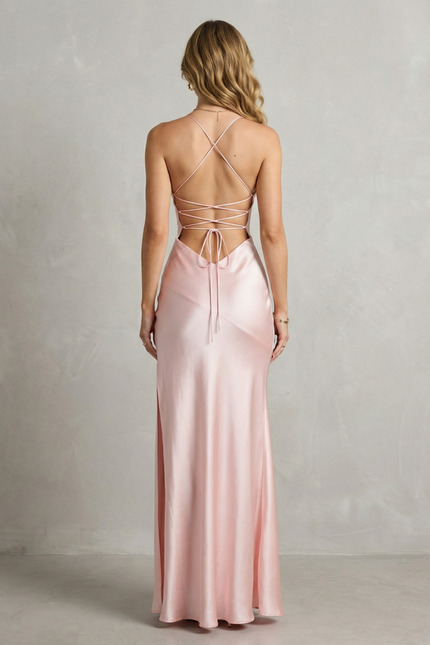 Capri Adriana Silk Slip Maxi Dress