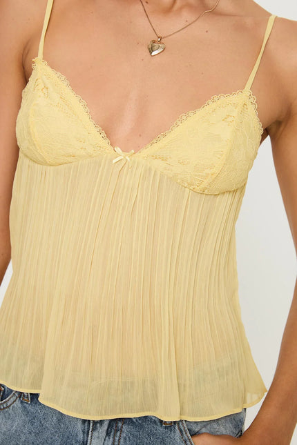 Elise Pleated Camisole