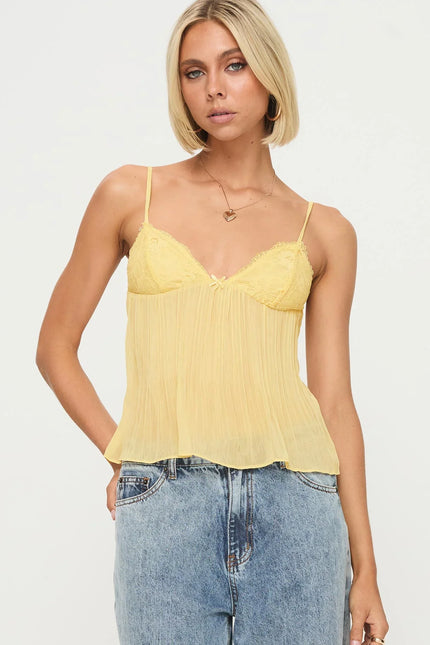 Elise Pleated Camisole