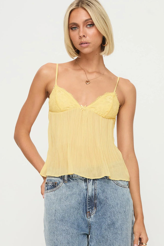 Elise Pleated Camisole
