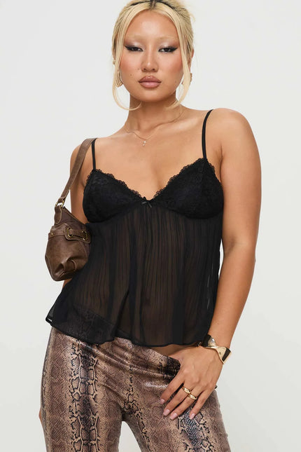 Elise Pleated Camisole