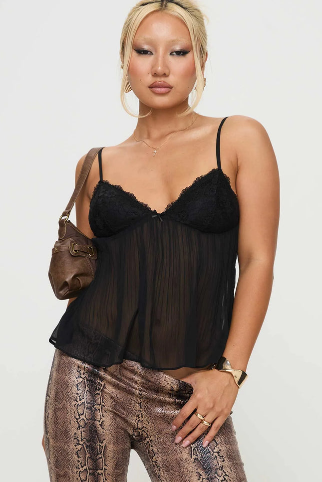 Elise Pleated Camisole