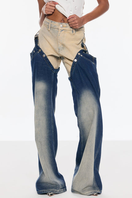 Vienna Deconstruct Two Piece Jeans