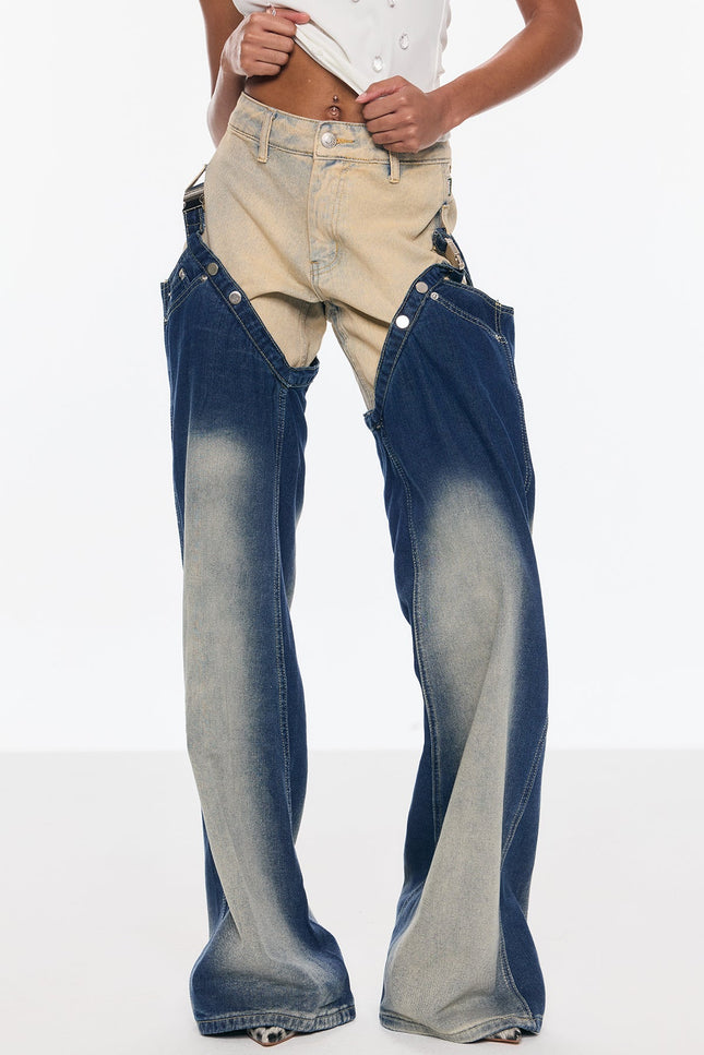 Vienna Deconstruct Two Piece Jeans