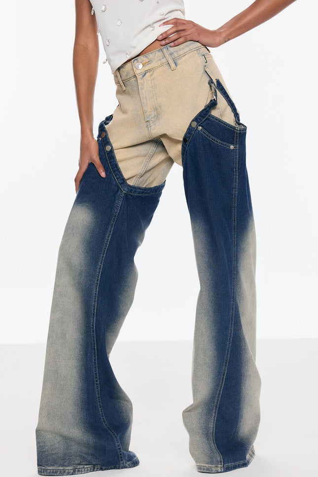 Vienna Deconstruct Two Piece Jeans