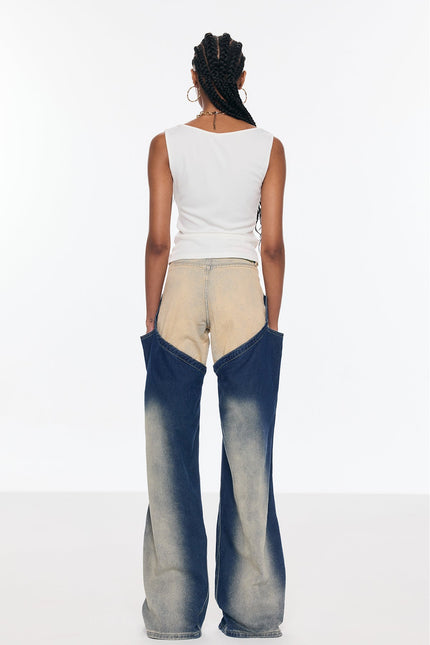 Vienna Deconstruct Two Piece Jeans