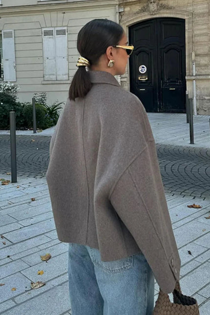 Cambridge Boxy Wool Blend Jacket