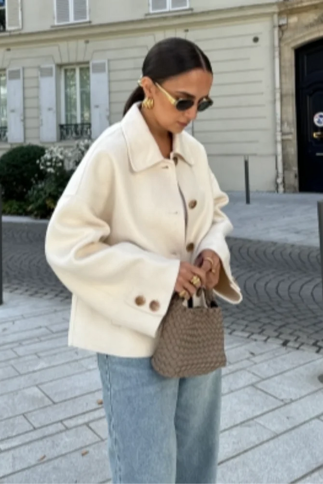 Cambridge Boxy Wool Blend Jacket