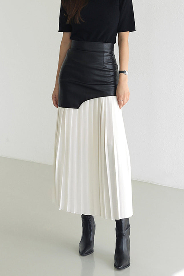 Noelle Patchwork Maxi Skirt