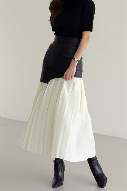 Noelle Patchwork Maxi Skirt