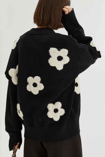 Isabella Floral Knit Cardigan