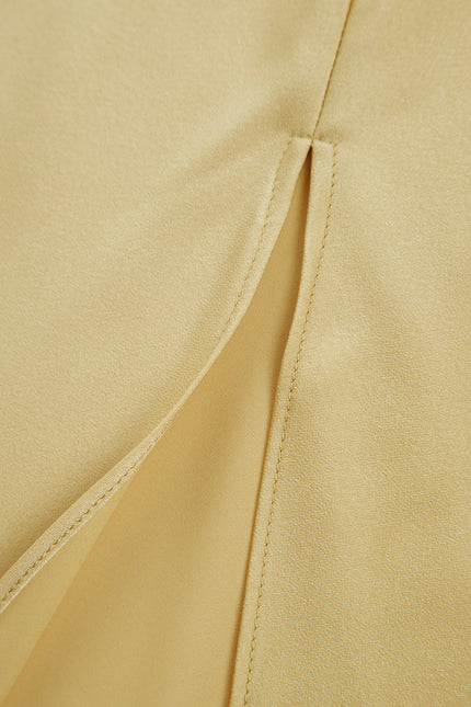 Positano Satin One Shoulder Dress