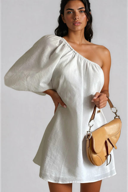 Positano One Shoulder Dress