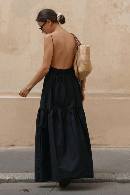 Taormina Open Back Maxi Dress