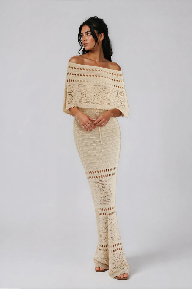 Frejus Crochet Maxi Dress
