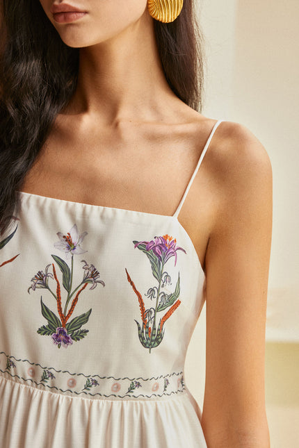 Savannah Embroidered Floral Maxi Dress