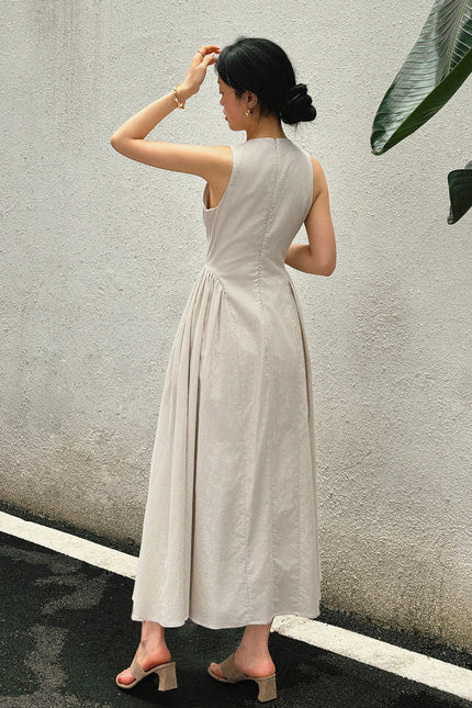 Merida Keyhole Midi Dress