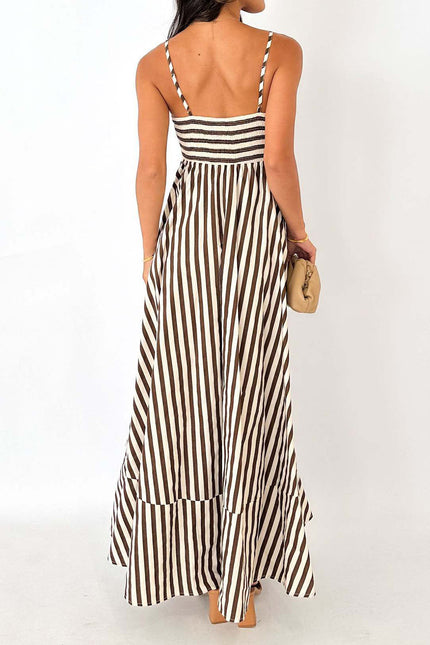 Valencia Striped Maxi Dress