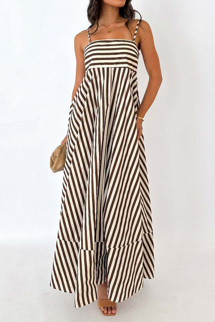 Valencia Striped Maxi Dress