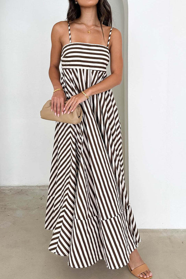 Valencia Striped Maxi Dress