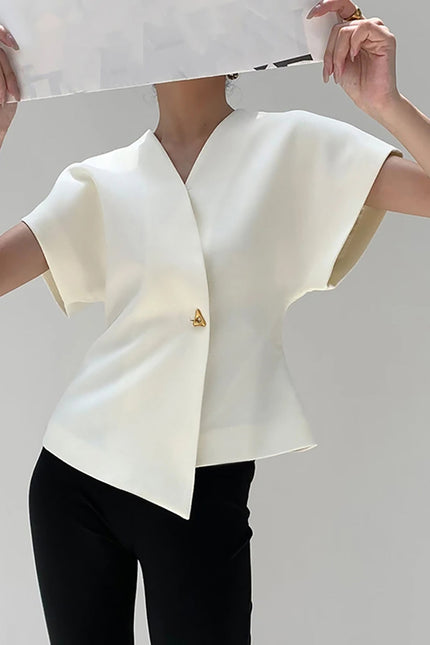 Amélie V-Neck Blouse