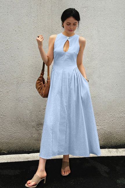 Merida Keyhole Midi Dress