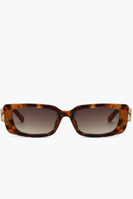 Tuscany Leopard Printed Square Sunglasses