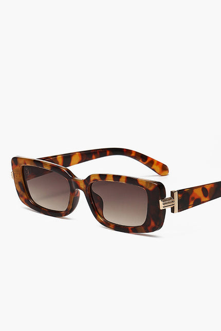 Tuscany Leopard Printed Square Sunglasses