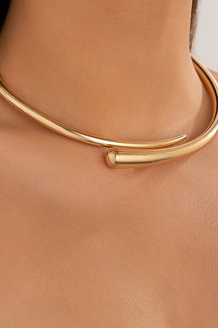 Aurea Drop Choker Necklace