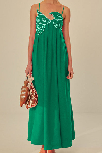 Sicilia Red Maxi Dress