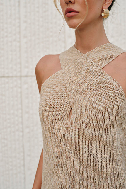 Ravello Cross Knit Top