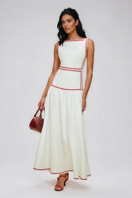 Ravello Embroidered Maxi Dress