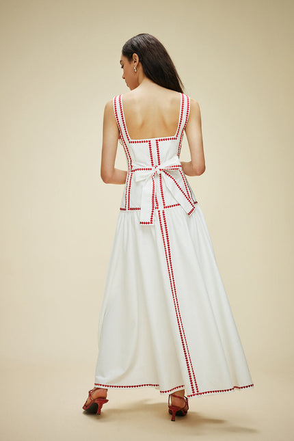Ravello Embroidered Maxi Dress